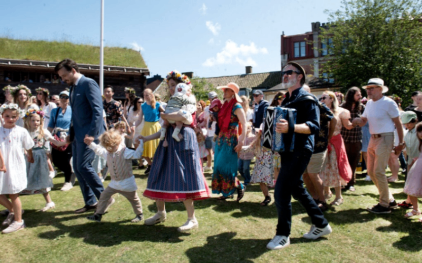 Midsommarfirande på Kulturen i Lund