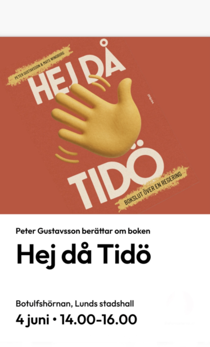 Hej då Tidö!