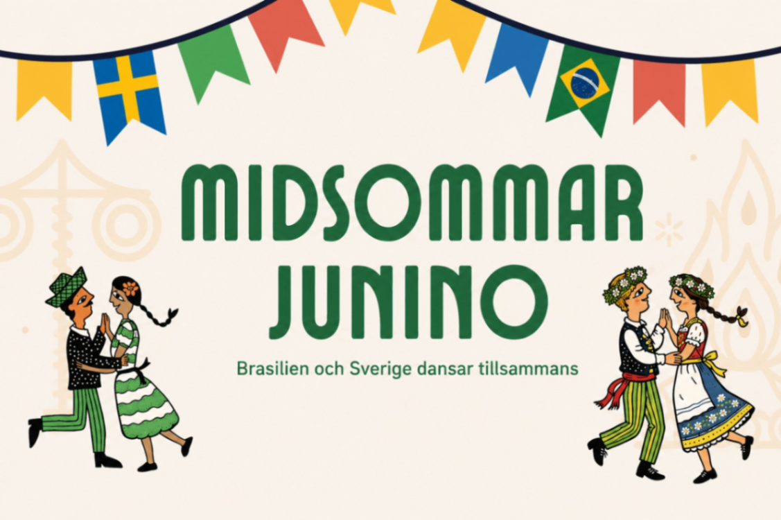 Midsommar Junino: Brasilien och Sverige dansar tillsammans