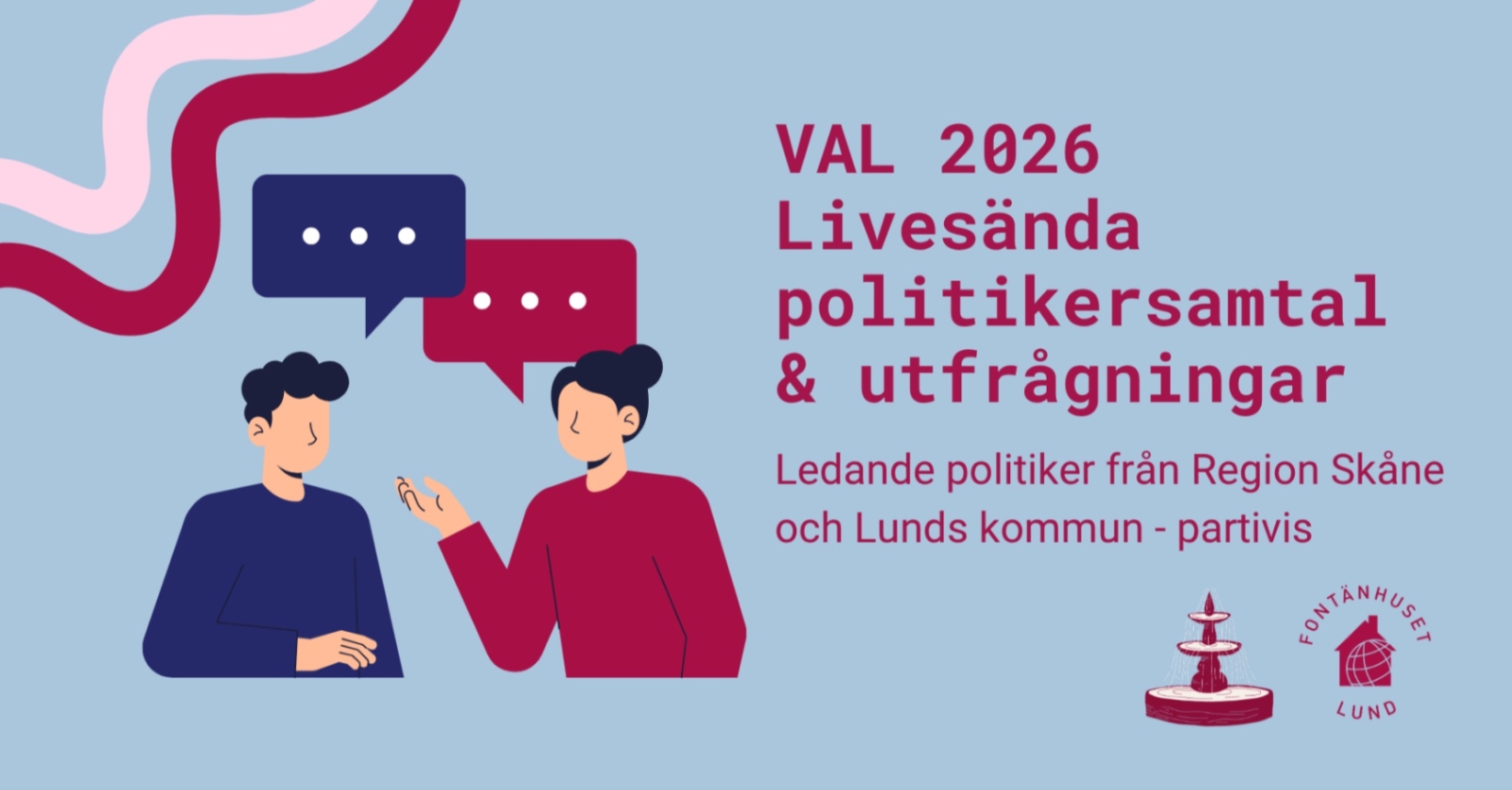 Politikersamtal och utfrågning – Förnya Lund