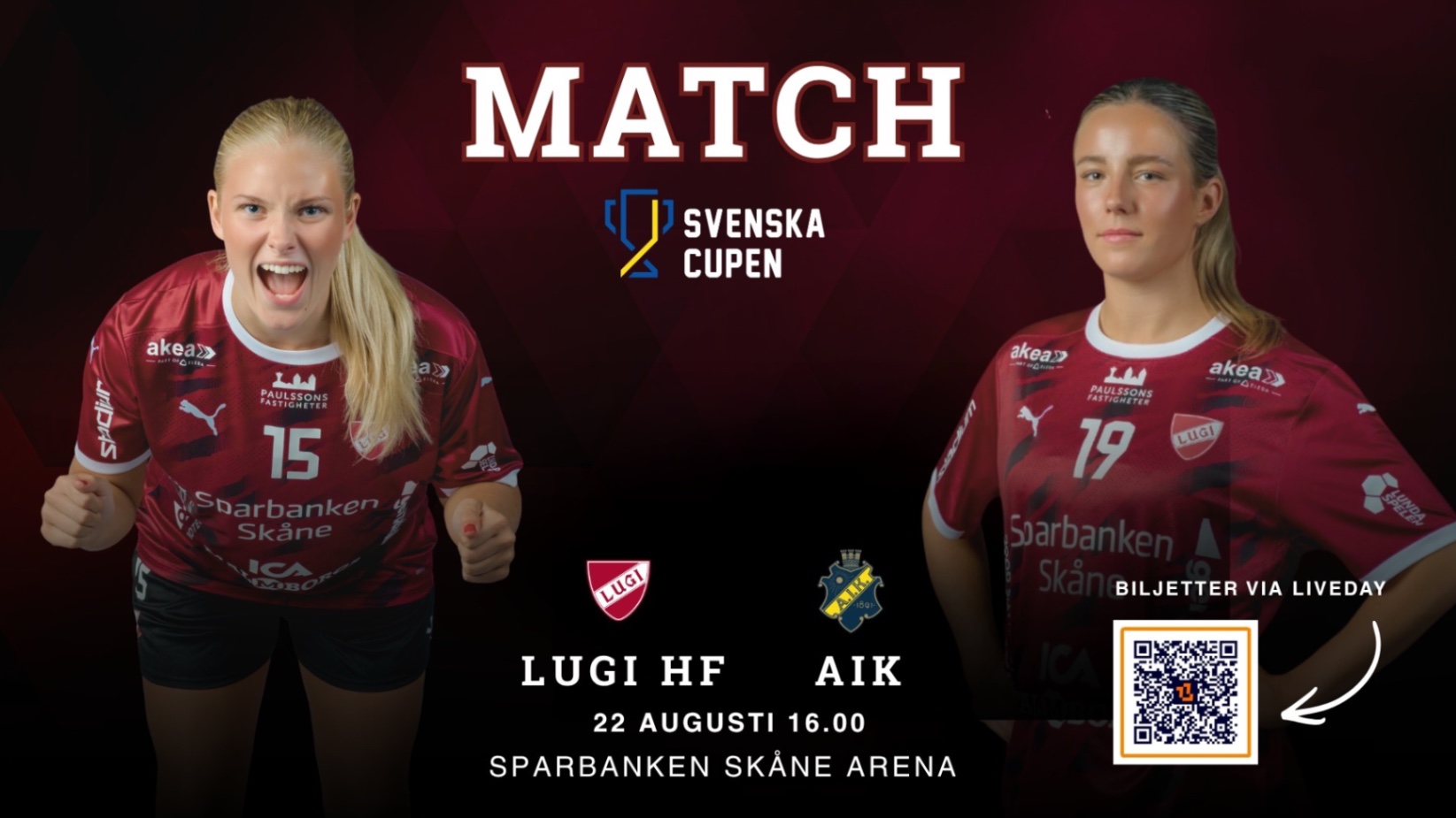 Svenska Cupen LUGI Dam – AIK